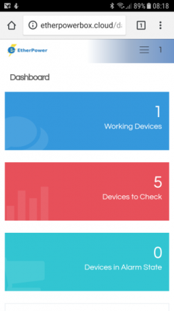 EtherpowerBox Plus_Mobile Web Interface 7