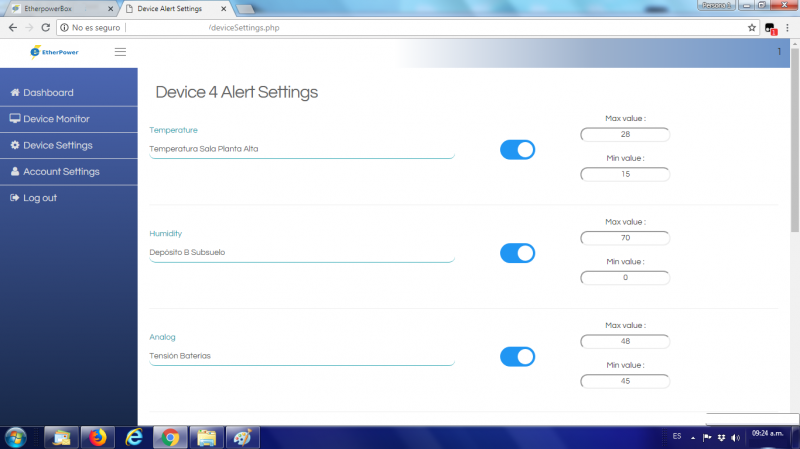 EtherpowerBox Plus_Desktop Web Interface 3