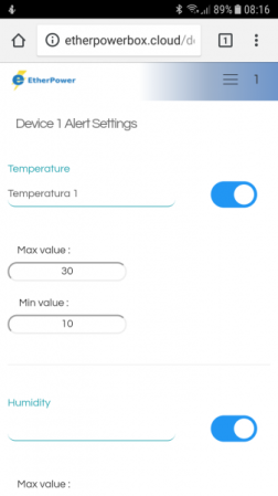 EtherpowerBox Plus_Mobile Web Interface 5