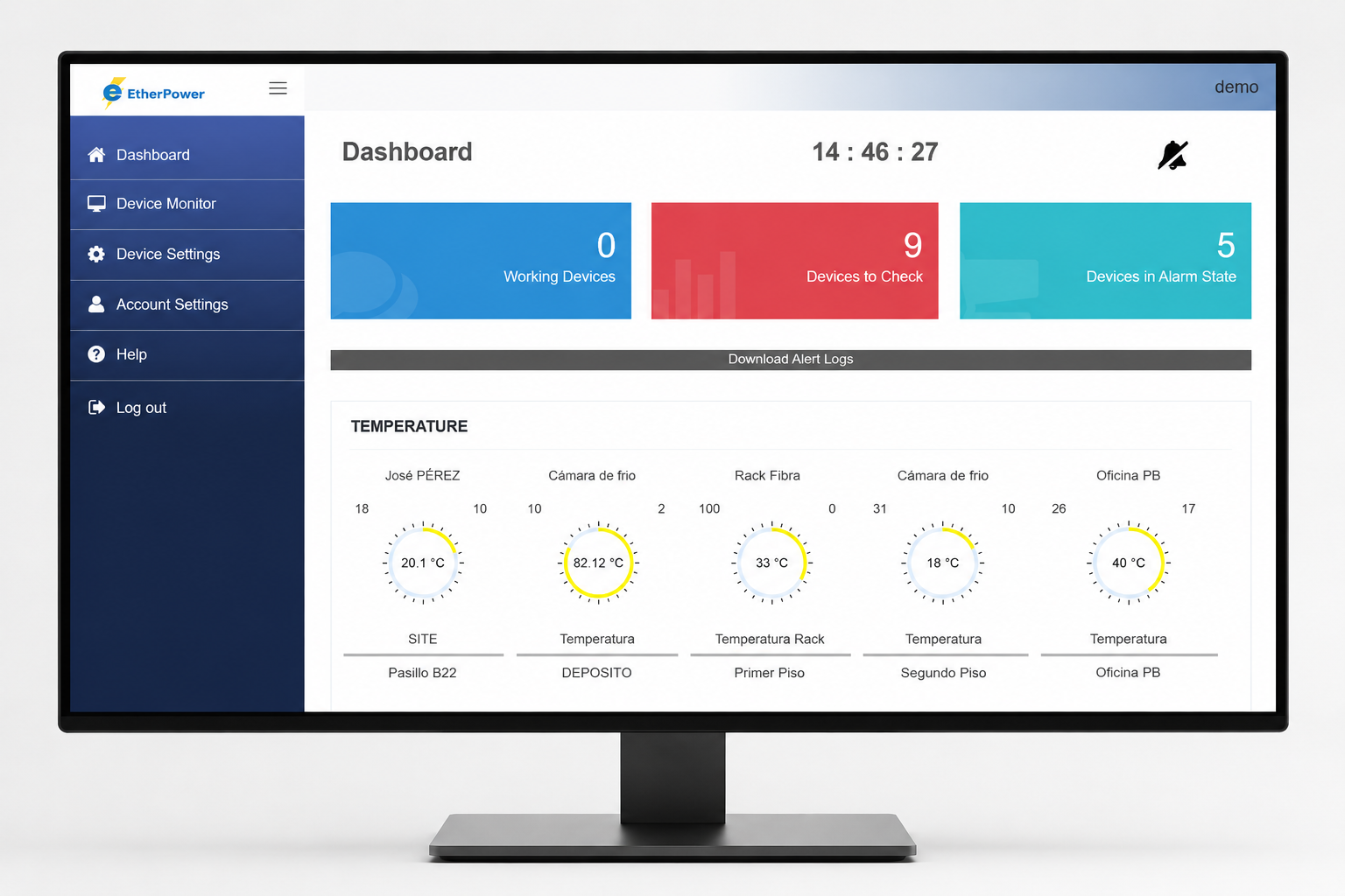 Portal EtherpowerBox Cloud
